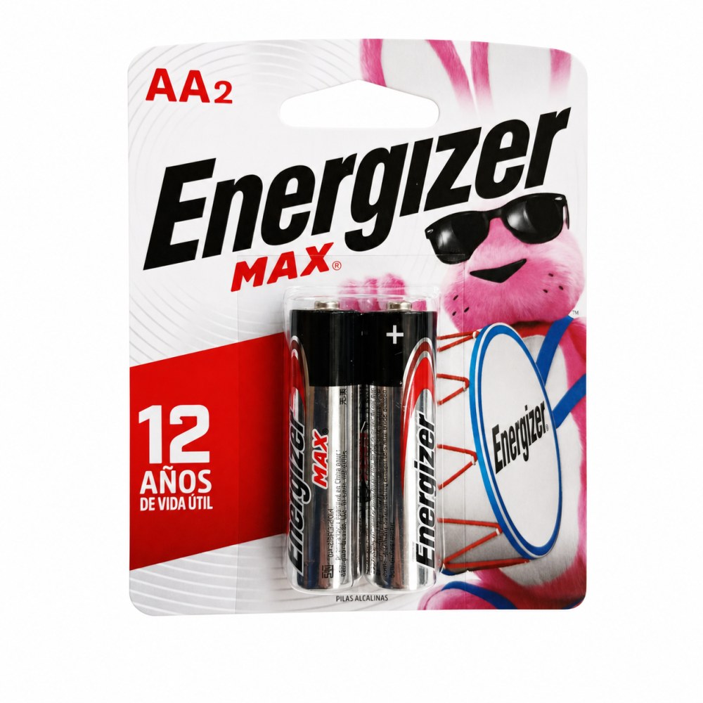 Pilas Alcalinas Energizer Max AA - 2 Pilas