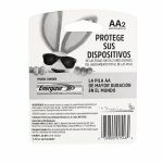 Otro lado del empaque de Pilas Alcalinas Energizer Max AA - 2 Pilas