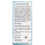 Otro lado del empaque de Cloro Blanqueador Limpiador Rosiol - 20 Litros