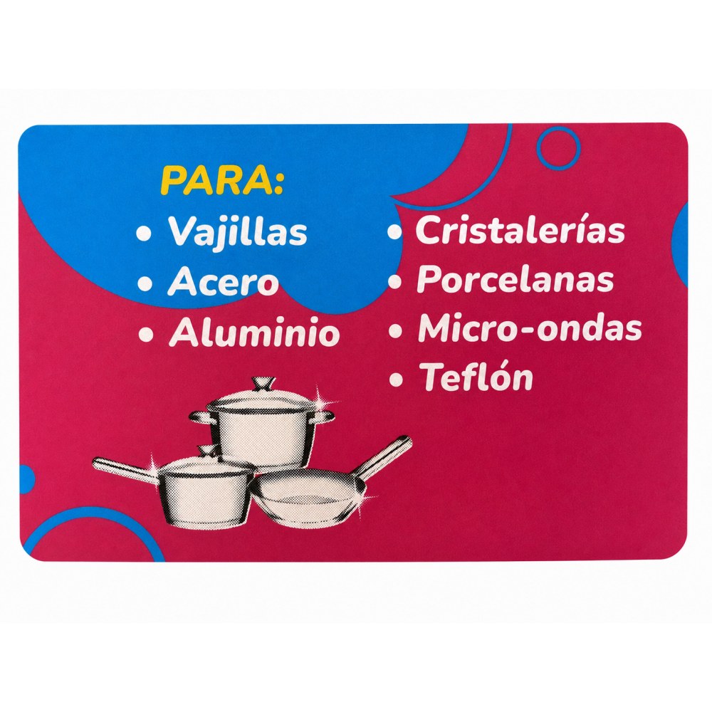 Otro lado del empaque de Esponja de Cocina Soft Alto Rendimiento
