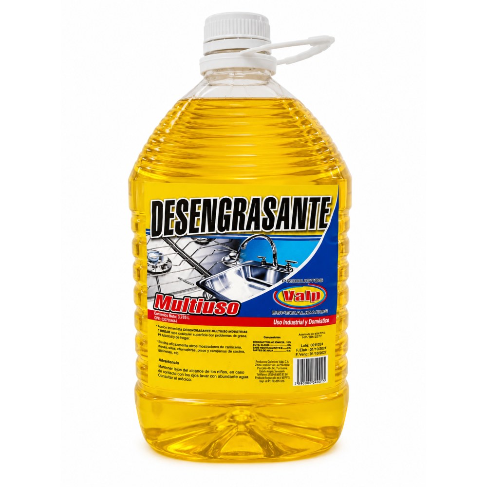 Desengrasante Multiuso Industrial y Doméstico Valp – 3,785 Litros