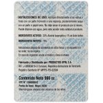 Otro lado del empaque de Limpiavidrios Opin Concentrado - 900 ml