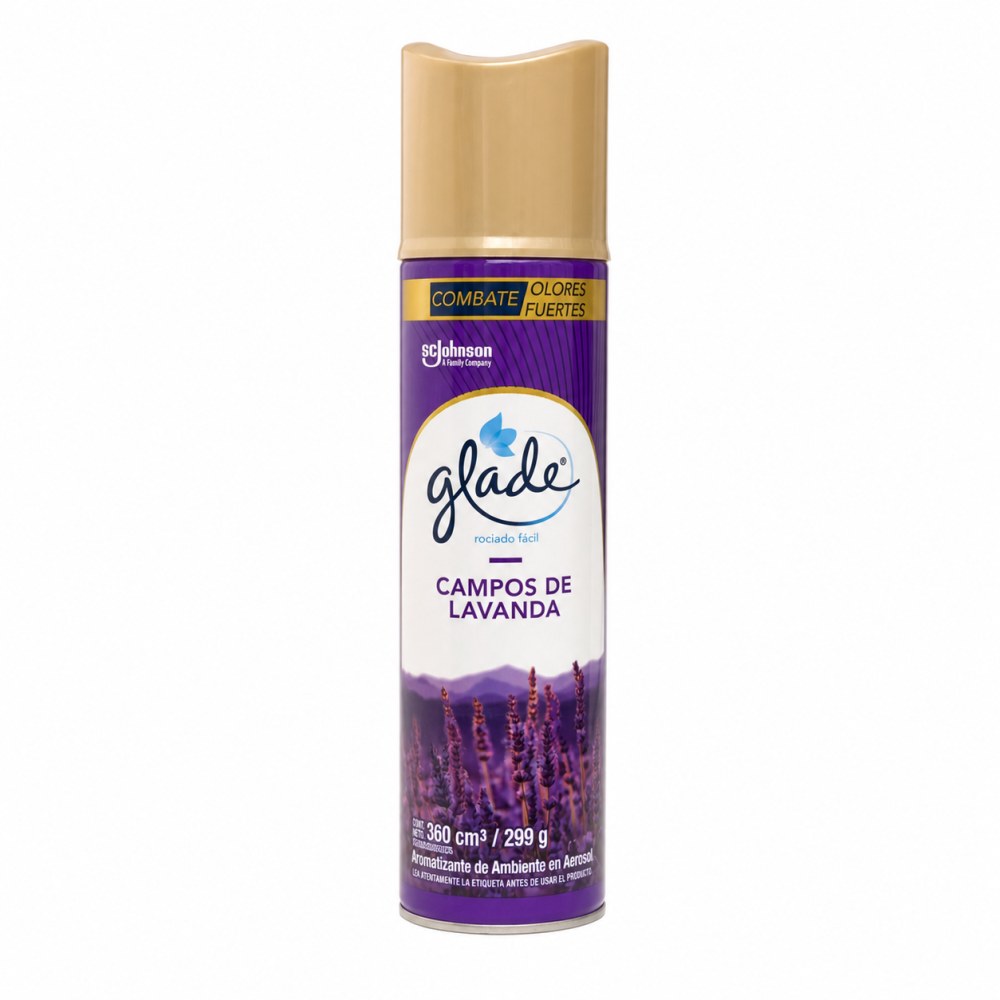 Glade Aromatizante en Aerosol Campos de Lavanda - 360 ml