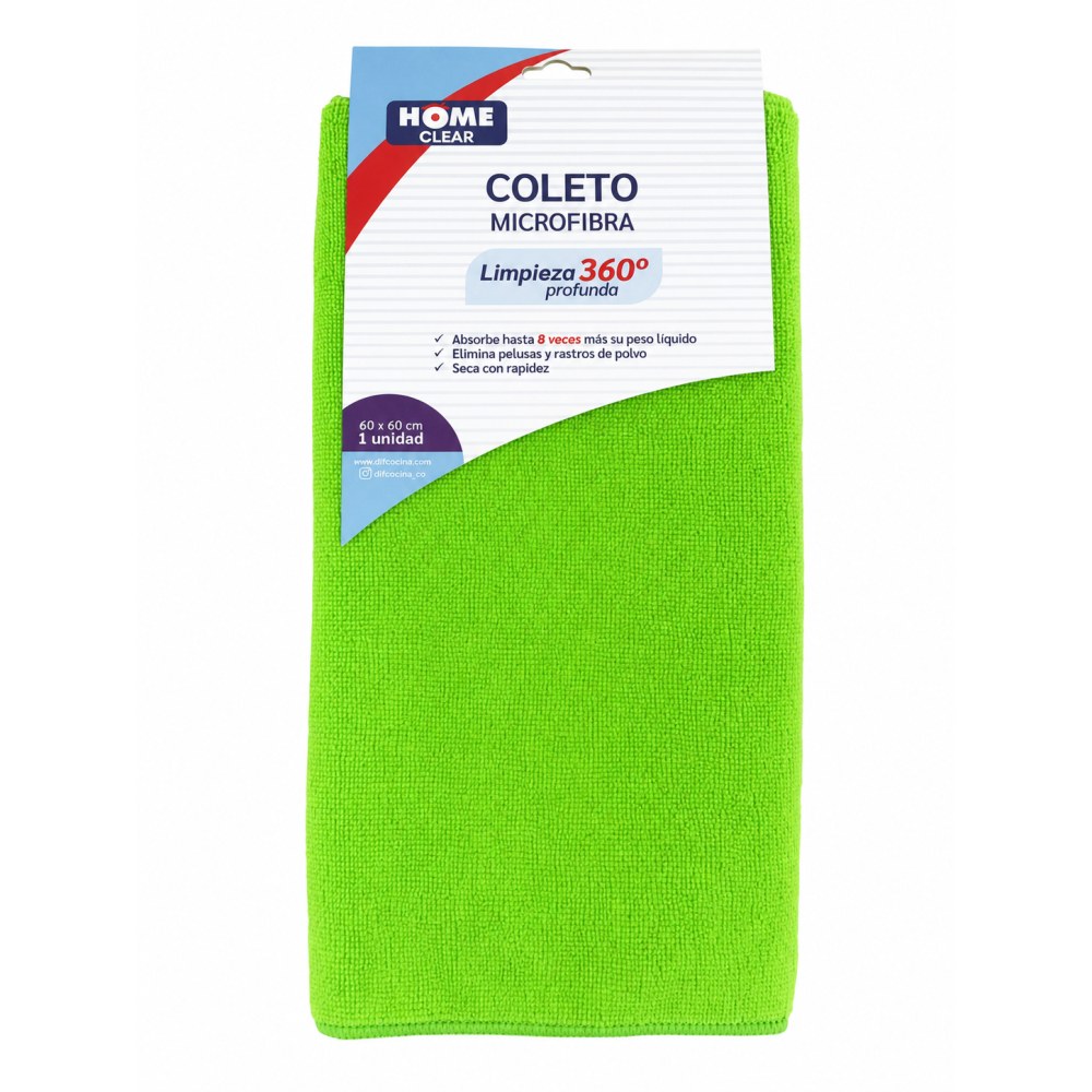 Coleto de Microfibra Home Clear - 60 x 60 cm