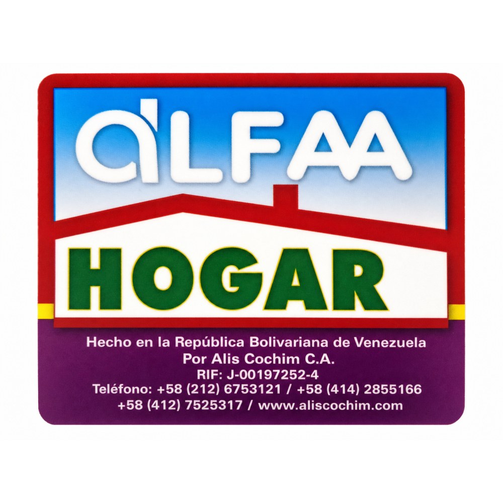 Otro lado del empaque de Pala Recogedora con Mango Largo Alfa Hogar
