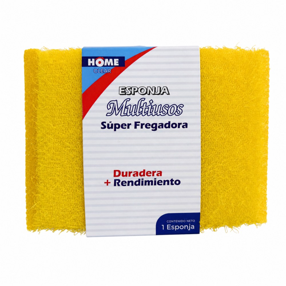 Esponja Multiusos Súper Fregadora Home Clear