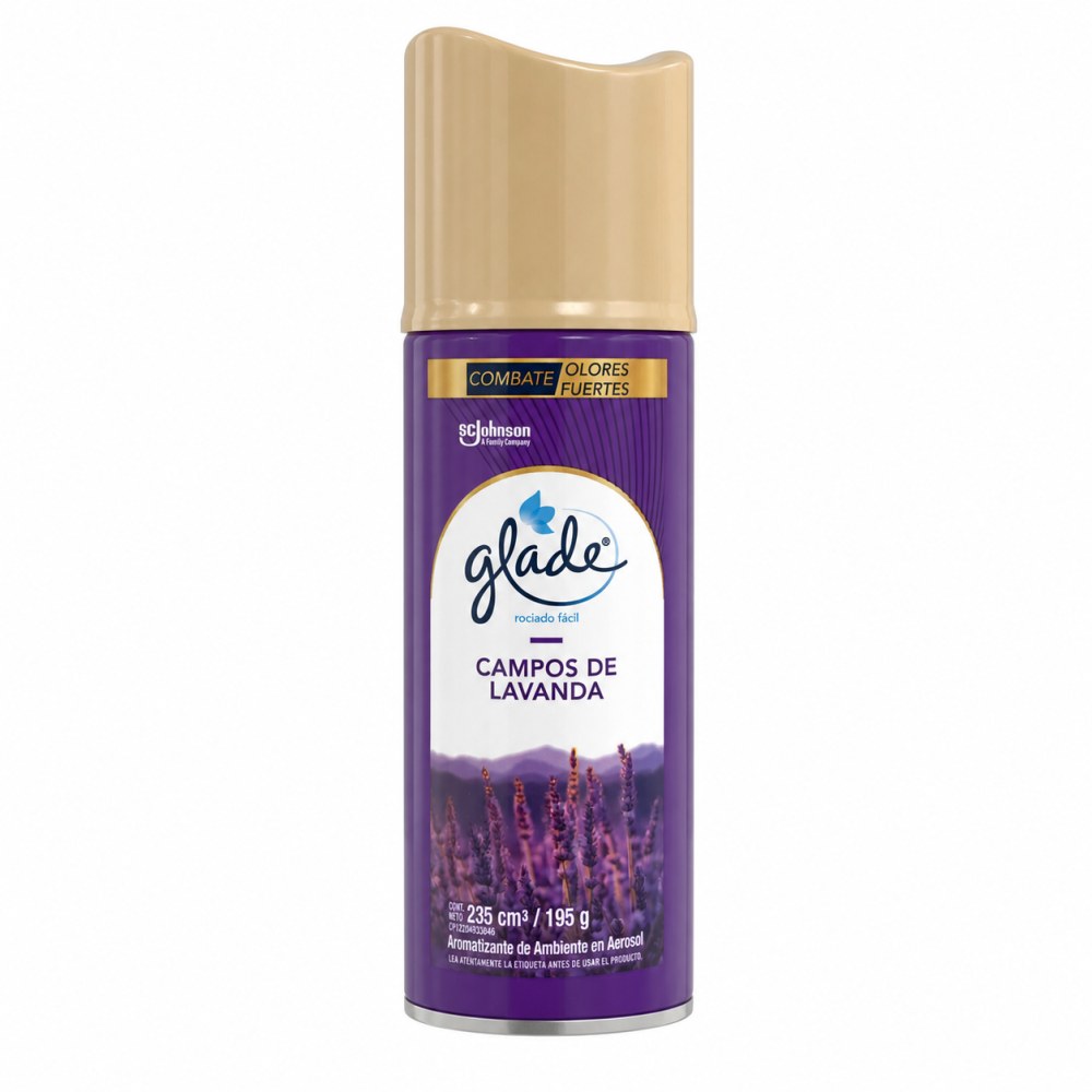 Glade Aromatizante en Aerosol Campos de Lavanda - 235 ml