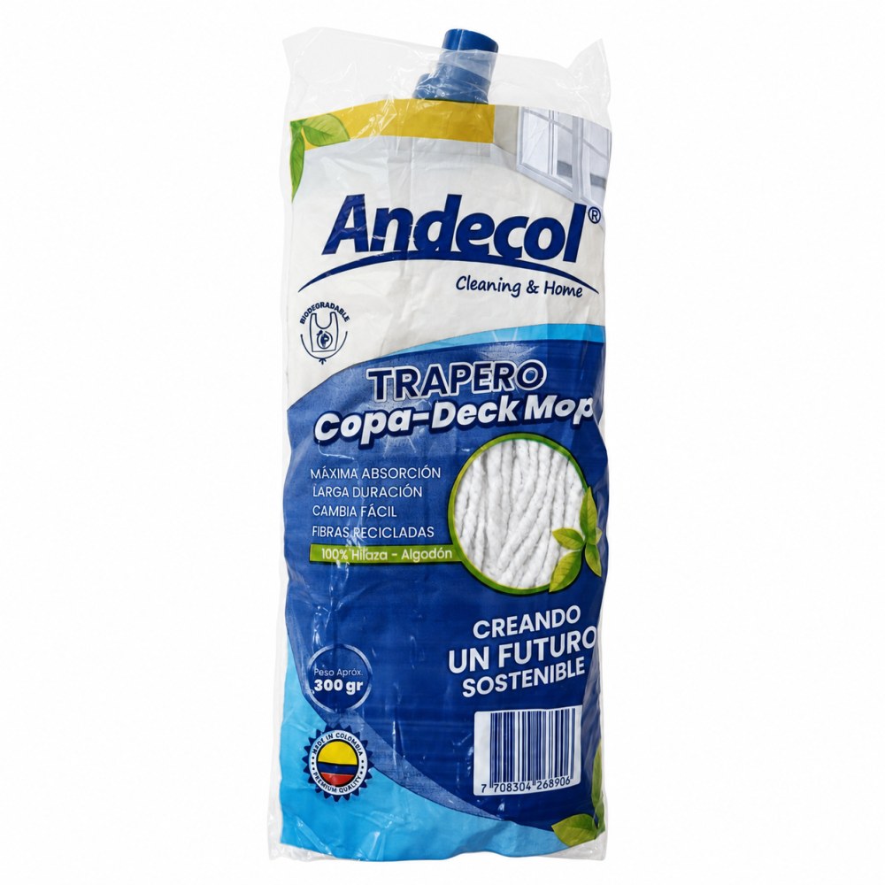 Trapero Andecol Copa-Deck Mop - 300 Gramos