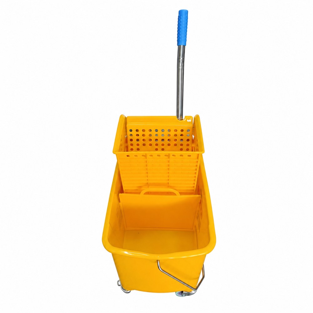 Otro lado del empaque de Carro Mopero con Exprimidor All Clean - 20 Litros