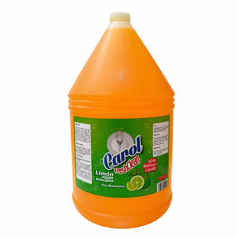 Jabón Multiuso Carol Fresh Clean Limón - 3.785 Litros