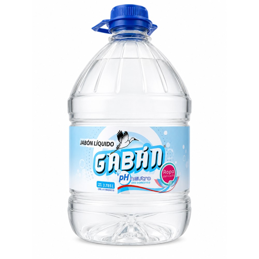 Jabón Líquido Neutro Gabán para Ropa Delicada – 3,785 Litros