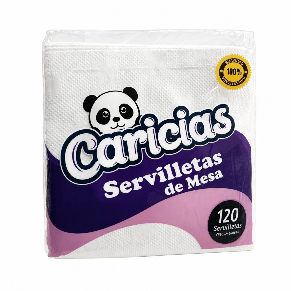 Servilletas de Mesa Caricias - 120 Servilletas