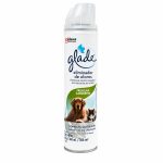 Frente del empaque de Glade Oust Eliminador de Olores Frescura Campestre - 360 ml