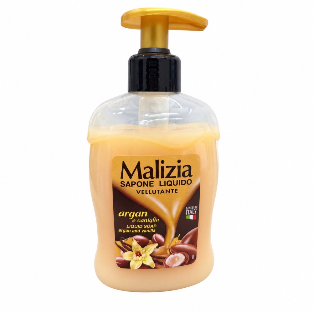 Jabón Líquido Argán y Vainilla Malizia - 300 ml