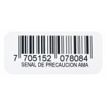 Otro lado del empaque de Señal de Precaución Piso Mojado Rimax Plegable - Amarillo