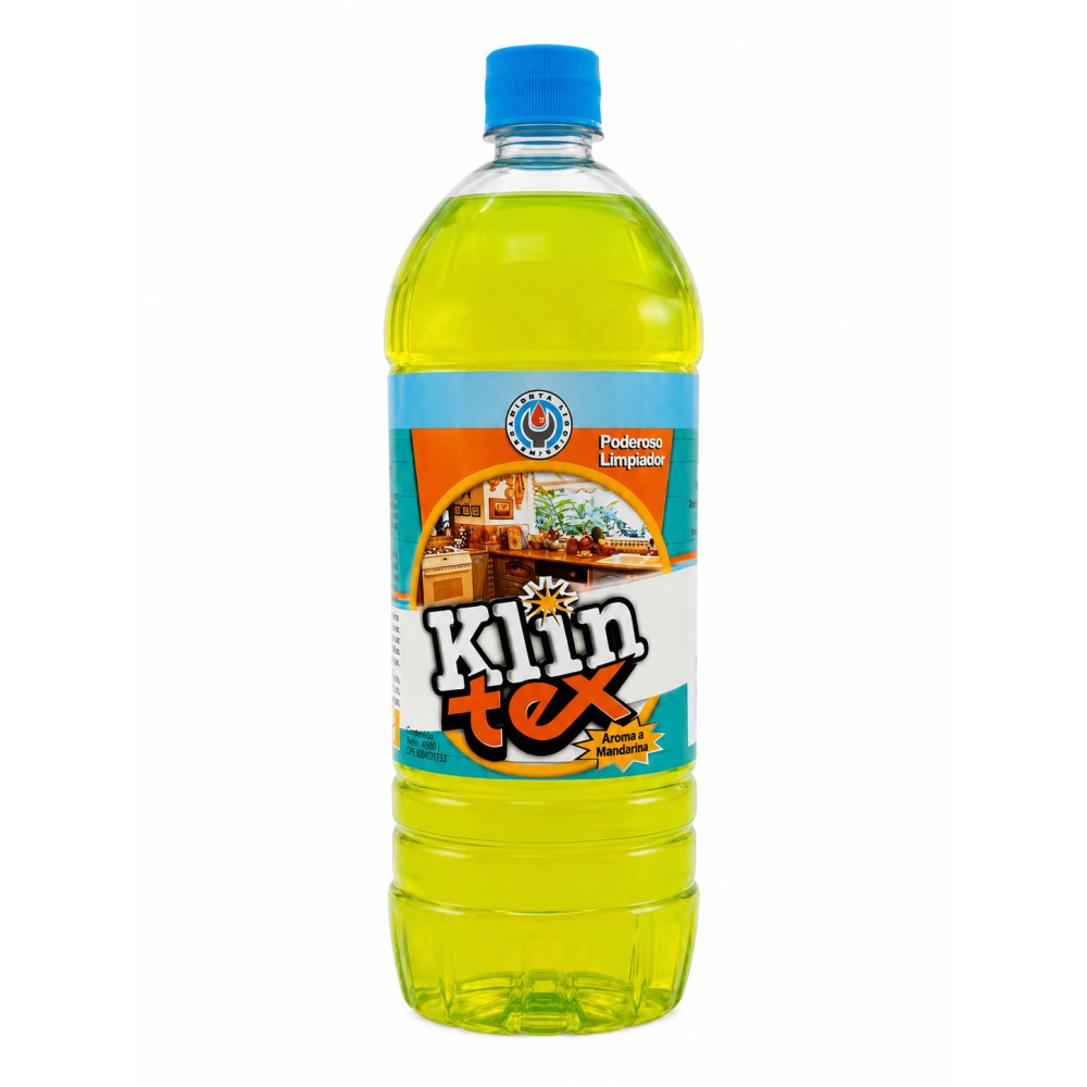 Klin Tex Limpiador Desengrasante Multiuso Aroma a Mandarina – 1,43 Litros