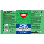 Otro lado del empaque de Baygon Aerosol Insectos Voladores - 360 cm3