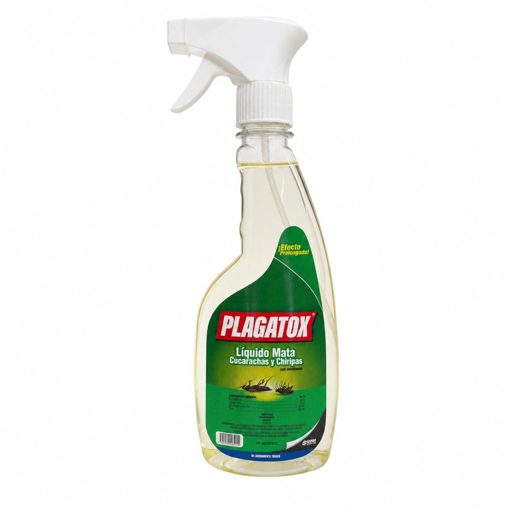 Plagatox Líquido Mata Cucarachas y Chiripas - 360 ml