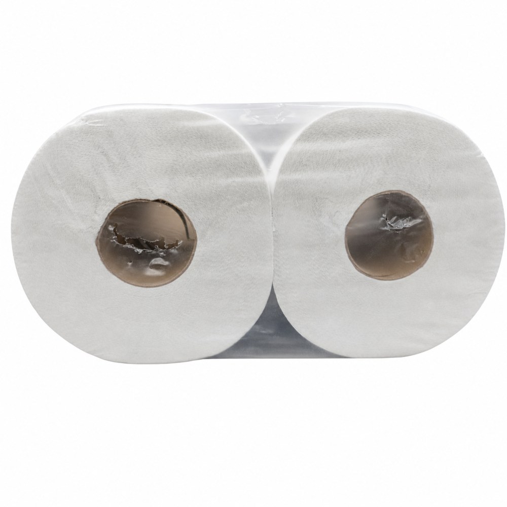 Otro lado del empaque de Papel Higiénico Institucional Brilux 4 Rollos Hoja Sencilla - 250 Metros