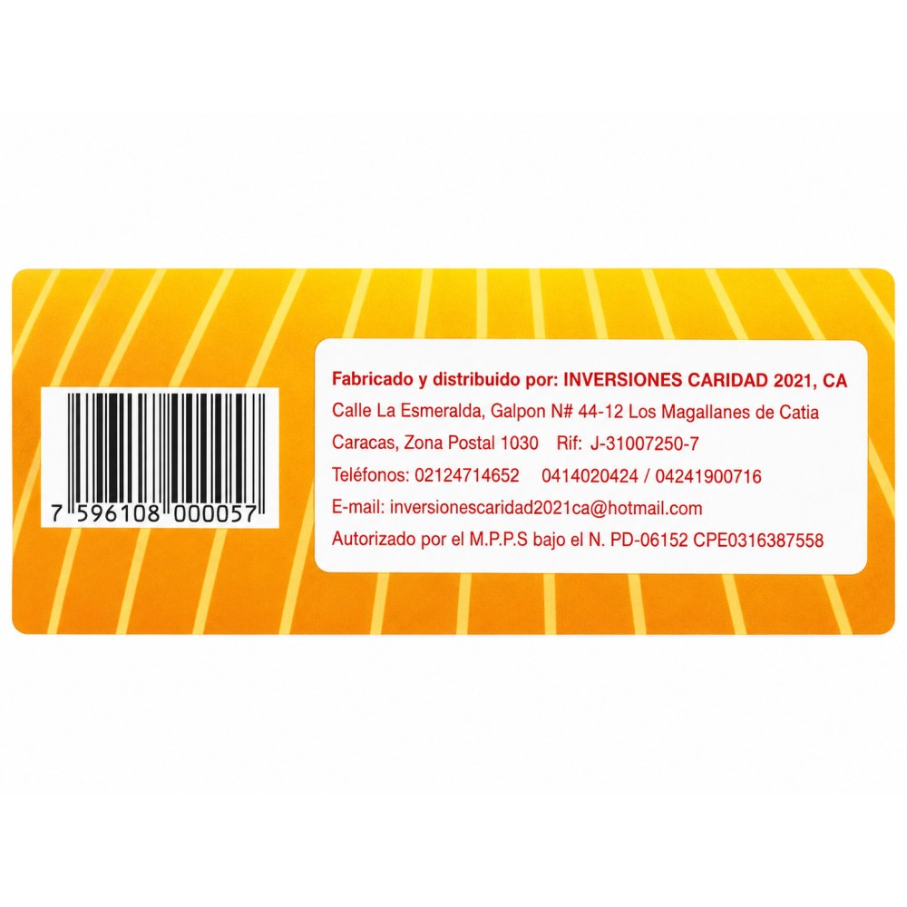 Otro lado del empaque de Desengrasante Multiuso Carol FreshClean Doble Acción – 3,78 Litros