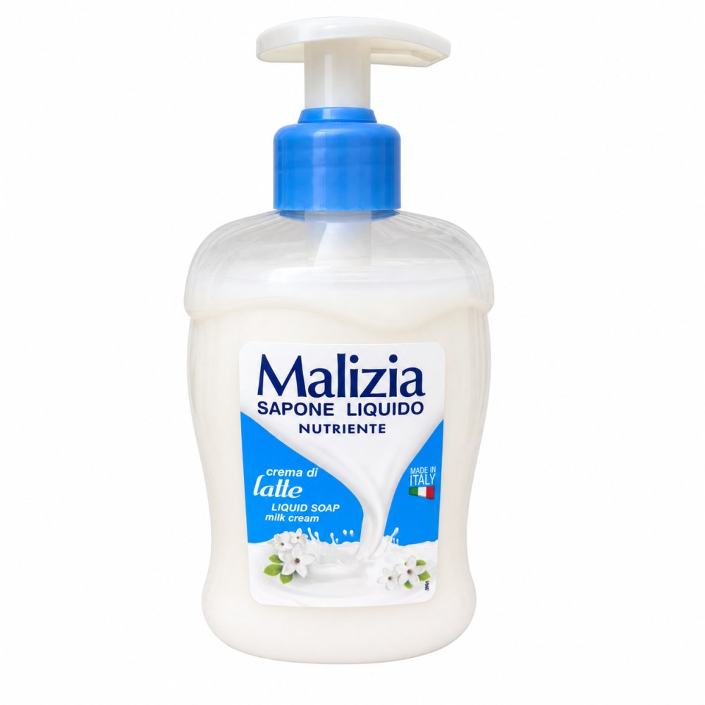 Jabón Líquido Crema de Leche Malizia - 300 ml