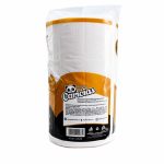 Otro lado del empaque de Papel Higiénico Caricias Premium 4 Rollos